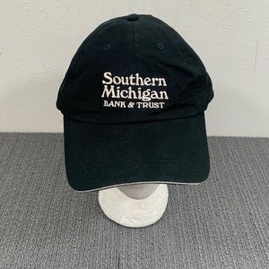 Southern Michigan Bank & Trust Baseball Hat Unisex Adjustable Black Strapback